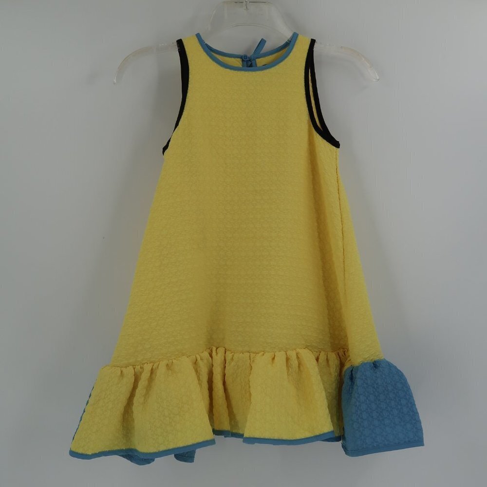 Victoria Beckham for Target Yellow Blue Dress Size Small
